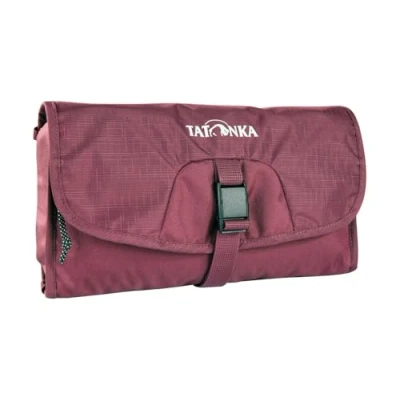 Immagine di Tatonka Small Travelcroare Beauty case piatto da appendere con scomparti e specchio, 25 x 17 4 cm, colore: bordeaux