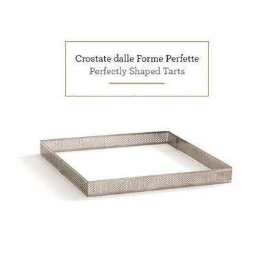 Immagine di Decora 0064042 Forma Microforata Quadrato, cm 15 x h2, Acciaio Inox