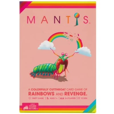 Immagine di Exploding Kittens Mantis Card Games by Fun Family for Adults Teens &amp; Kids Game Night, Popular Kid Games, 2 6 players