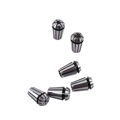 Immagine di PUSOKEI ER11 Set di pinze, 15 Pezzi pinze a Molla per tornio fresatura con Incisione CNC Utensile da 1 mm 7 mm, 1/8 &quot;, 1/4&quot; Collet Chuck