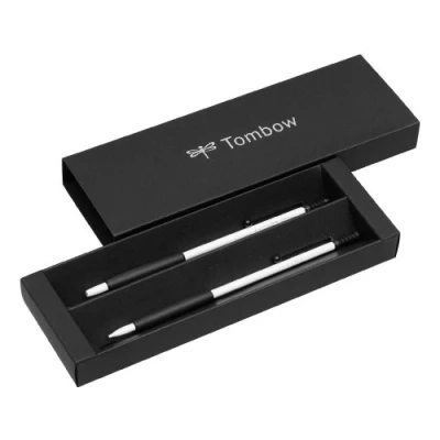 Immagine di Tombow PLZ 211 3 Penna a sfera e portamine &quot;Zoom 707&quot;, colore: Bianco/Nero, 2 Pezzi
