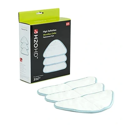 Immagine di H2O HD 3 panni in microfibra Set di ricambio per pulitore a vapore Progettati appositamente il tuo H20