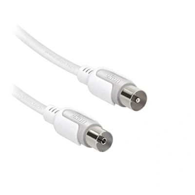 Immagine di Ekon cavo antenna TV, antenna, maschio femmina, 1.8 metri, 75 dB, per smart decoder, digitale terrestre
