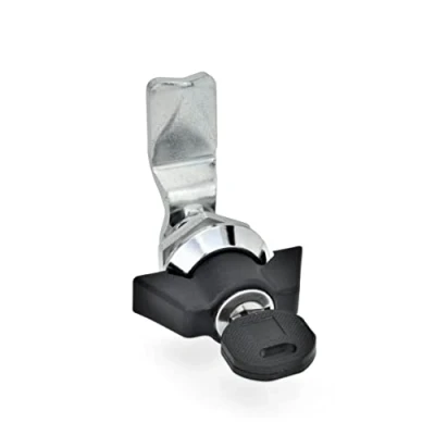 Immagine di Ganter Norm elementi GN 115 sck di 8 Cilindro Serratura con chiave, 1 pezzi, nero, opaco