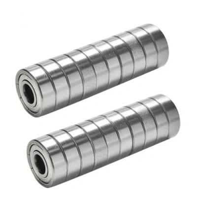 Immagine di TUZUK 20 pezzi 6800ZZ 10 x 19 5 mm coperchi in ferro sigillati cuscinetti a sfera scanalati sezione sottile 6800 ZZ acciaio