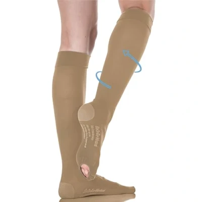Immagine di BeOnTop Calze Antitrombo Donna Gambaletto 18 23 mmHg Unisex Compressione Graduata Donna, Calza Uomo, Elastiche Per Vene Varicose, Contenitive Medical Gambetti