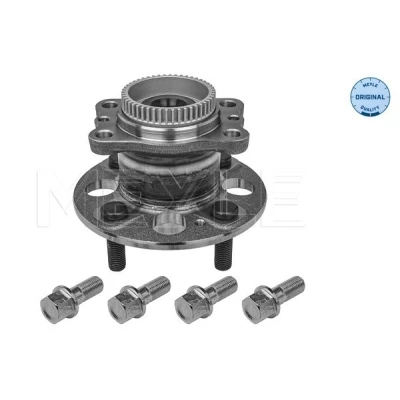 Immagine di MEYLE 37 14 752 0013 Mozzo ruota 4 92 con cuscinetto integrato, anello sensore ABS materiale di montaggio Assale posteriore KIA: RIO 3