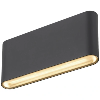 Immagine di SLV OVAL 18 black 1007144 Lampada da parete a LED 9.3 W (monocolore) Nero