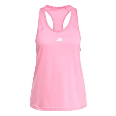 Immagine di adidas Performance Train Essentials Minimal Branding Racerback Top, Donna, Taglia: XS, Pink fusion/white