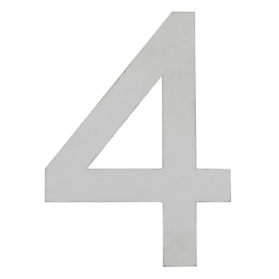 Immagine di ARREGUI SEC11 T3 Numeri e lettere di 20 cm altezza Numero civico esterno Acciaio inossidabile porta moderni Segnaletica Targa Indirizzo casa 4