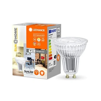 Immagine di LEDVANCE Lampadina LED ERP: G (A G) 4058075575776 GU10 4.9 W Da bianco caldo a neutro