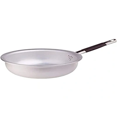 Immagine di Pentole Agnelli ALMC1111BMC32 Mantecare Padella Salta Pasta e Riso, Radiante, in Alluminio, Spessore 5 mm, con Manico Tubolare Acciaio Inossidabile Cool, 32 cm, Argento