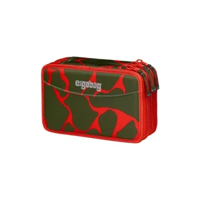 Immagine di ergobag Astuccio maxi set da 40 pezzi, matite colorate e pennarelli Lyra, scomparto per monete, righello, forbici Fire DragonBear Arancione