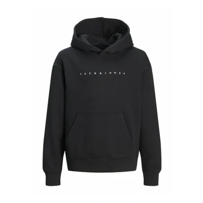 Immagine di Jack &amp; Jones Junior Felpa con cappuccio per bambini, Taglia: 116, Black