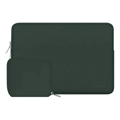 Immagine di MOSISO Laptop Custodia PC Portatil Compatibile con MacBook Air/PRO,13 13,3 Pollici Notebook,Compatibile PRO 14 M3 M2 M1 Max 2024 2021,Neoprene Borsa Piccolo Case, Midnight Green