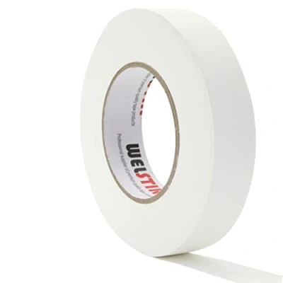 Immagine di WELSTIK Nastro sottile per gaff, 25 mm x 30,2 m, colore: Bianco