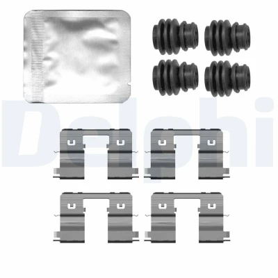 Immagine di DELPHI LX0789 Kit accessori, Pastiglia freno HONDA: CR V (RW, RT) 1.5 AWD, 2.4, 2.0 i VTEC e CVT Hybrid 1.6 DTEC AWD