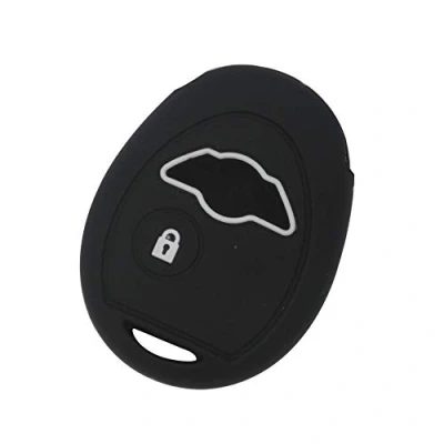 Immagine di Happyit Custodia in silicone per chiave auto Mini Cooper S R50 R53 1 tasto Nero