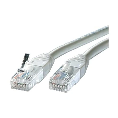Immagine di Roline 21.15.0501 RJ45 cavo di rete, patch CAT 5e U/UTP 1.00 m Grigio 1 pz.