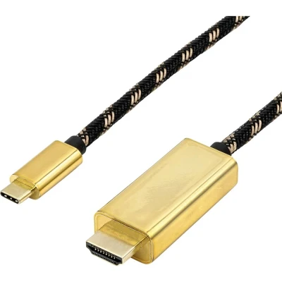 Immagine di Roline USB C® / HDMI Cavo adattatore Spina C®, A 1.00 m Multicolore 11.04.5844