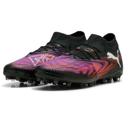 Immagine di Puma Future 8 Match MG Scarpe da calcetto con tacchetti, Uomo, Taglia: 42.5, Black/white/glowing red Tessuto / sintetico