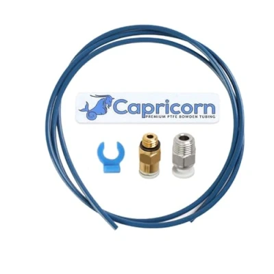 Immagine di Capricorn XS Bowden Tubo in PTFE per filamento 3D da 1,75 mm, resistente al calore, adatto stampanti Ender 3 V2 / Pro/Ender 5 CR 10/10S (1 m)