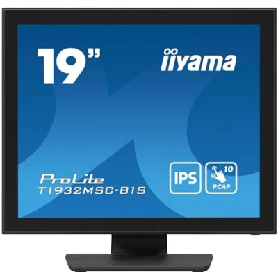 Immagine di Iiyama ProLite T1932MSC B1S Monitor touch screen ERP: E (A G) 48.3 cm (19 pollici) 1280 x 1024 Pixel 5:4 14 ms HDMI ™, DisplayPort, Audio Line out, VGA IPS