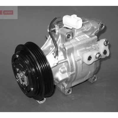 Immagine di DENSO DCP50007 Compressore Aria Condizionata SCSA06C 12 PAG 46 R 134a con innesto elettromagnetico TOYOTA: Yaris I Hatchback, Verso