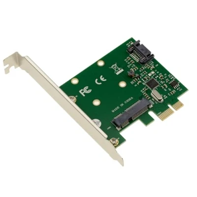Immagine di Kalea INFORMATIQUE Scheda Controller PCIe mSATA + SATA Interfaccia 3.0 / 6GB