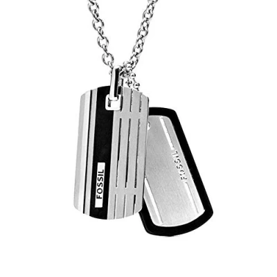 Immagine di Fossil Collana silvercoloured, Uomo, Taglia: One Size, Silver coloured