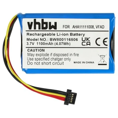 Immagine di vhbw batteria compatibile con TomTom Go 6100, 4FL60, 6200, 6250 navigatore GPS (1100mAh, 3,7 V, Li Ion)