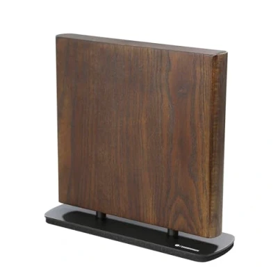 Immagine di Zassenhaus Blocco portacoltelli magnetico LOFT per 10 coltelli supporto in legno utilizzabile su entrambi i lati da carne, taglio e altro 28 x 9 26,5 cm