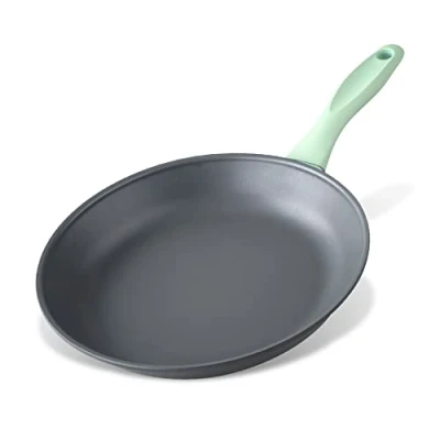 Immagine di Fackelmann padella da 20 cm e rivestimento antiaderente sostenibile in alluminio riciclato al 100% con manico ergonomico Soft Touch Piccola a induzione per cucinare friggere