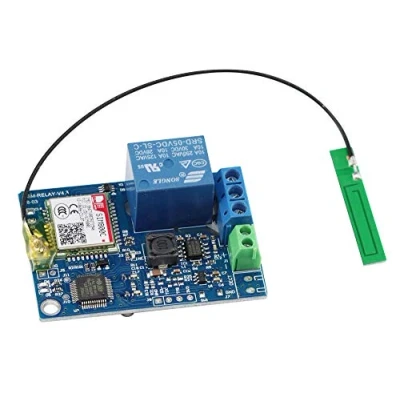 Immagine di Aihasd Modulo relè a 1 canale SMS GSM Telecomando Interruttore SIM800C STM32F103CBT6 per Pompa di ossigeno effetto serra