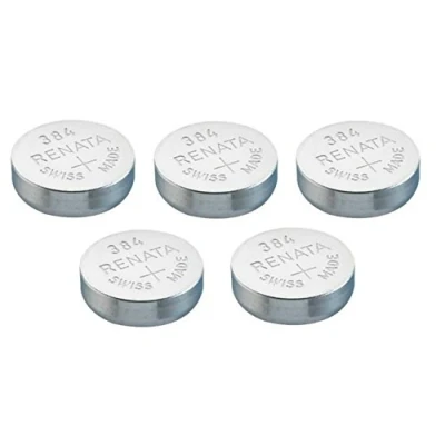 Immagine di Renata Batteria per orologio 384 o SR41SW AG3 1,5 V (5 x SR 41 SW)
