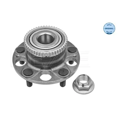 Immagine di MEYLE 31 14 752 0005 Mozzo ruota 5 114,3 con anello sensore ABS, cuscinetto integrato materiale di montaggio Assale posteriore