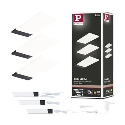 Immagine di Paulmann Bredo Lampada a LED 2.5 W Bianco caldo Nero