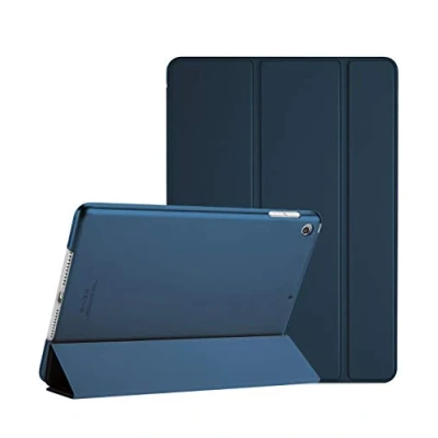 Immagine di ProCase iPad Mini 5 7.9&quot; 2019 Custodia, Ultra Sottile e Leggero Custodia con Auto Sleep/Wake, Supporto Retro Semi Trasparente Copertura Intelligente per 7.9 Pollici Blu Marino