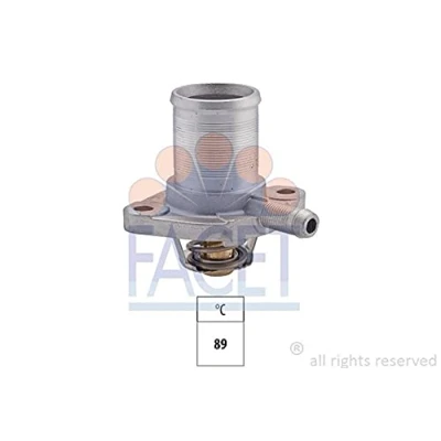 Immagine di FACET 7.8330 Termostato motore 89C Made in Italy OE Equivalent con guarnizione RENAULT: Kangoo I Express, I, CLIO 1