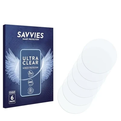 Immagine di savvies (6 Pezzi Pellicola Protettiva per ICE Watch smart 2.0 1.2&quot; (rotondo) Protezione Schermo Trasparente