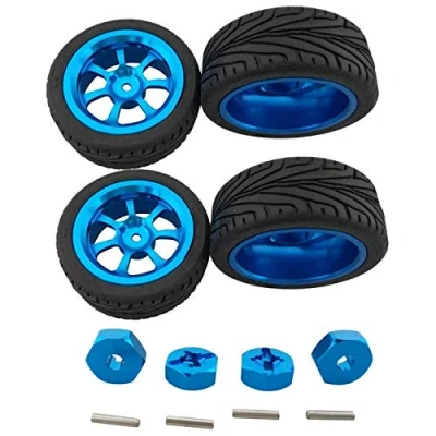 Immagine di Vaorwne Pneumatici per ruote RC con dado esagonale 1/18 Wltoys A959 B A979 A969 A949 K929 ricambi auto