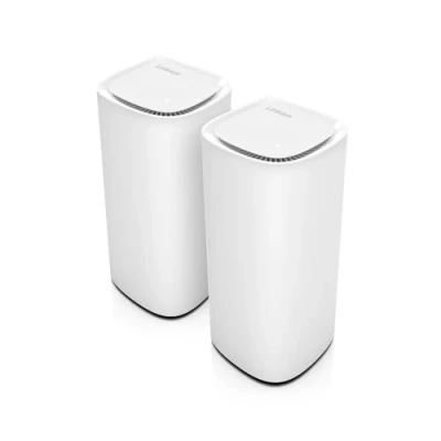 Immagine di Linksys Velop Pro 7 Sistema WiFi MBE7002, Router Cognitive Mesh Tri Band e più di 10 Gbps Velocità, Copre tutta la Casa fino a 550 m², Connessione per 400 Dispositivi, Confezione da 2