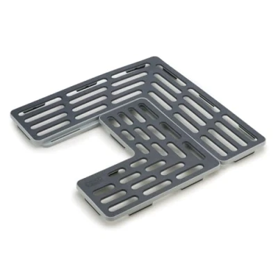 Immagine di Joseph Adjustable Sink Mat Saver Grey Set of 2