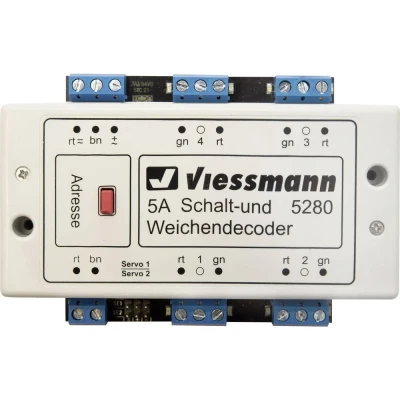Immagine di Decoder scambi e commutazione Viessmann Modelltechnik 5280 Modellspielwaren Modulo