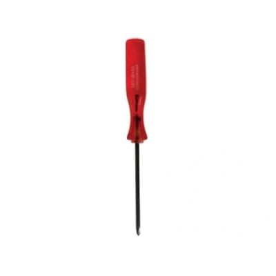 Immagine di Velleman Cacciavite Tri Wing, appositamente progettato per l&#039;apertura di console gioco, 360/Tri Wing x 50, punta da 2,5 mm, lunghezza 110 leggero 10 g, impugnatura in PVC, asta CrV, ideale