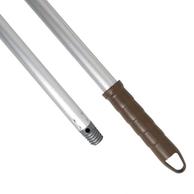 Immagine di Maya Bastone in alluminio anodizzato, 1,40 m. Leggero, resistente e professionale. Manico filettatura polipropilene (colore marrone)