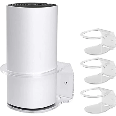 Immagine di HOLACA supporto da parete per sistema WiFi TP Link Deco M4 tutta la casa, gestione dei cavi M4/E4/S4/S7/P9 senza fili disordinati, robusto P9 staffa di montaggio a