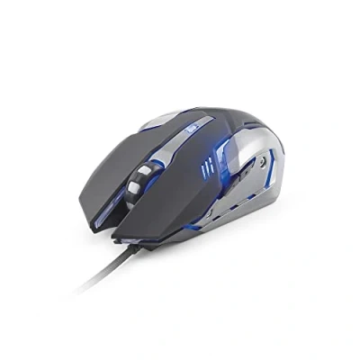 Immagine di DR1TECH Avenger+ Mouse da Gaming con Filo in Tessuto Resistente 6 Tasti fino a 3200 DPI Design Leggero e Ergonomico Gioco per PC/PS4/XBOX
