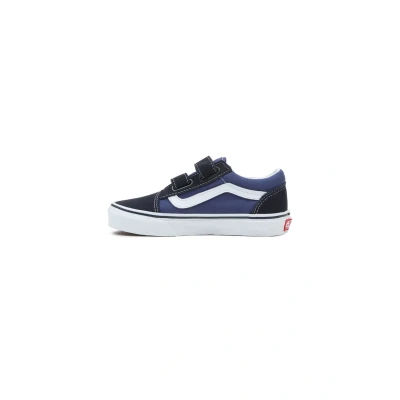 Immagine di Vans OLD Skool Sneakers basse per bambini, Taglia: 30, Navy/true white Pelle