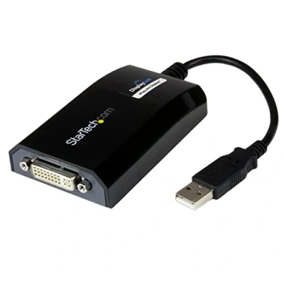 Immagine di StarTech.com Adattatore USB a DVI, Scheda Grafica Video Esterna per PC e MAC, 1920x1200